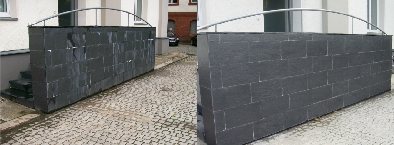 Steinreinigung - Schiefer reinigen